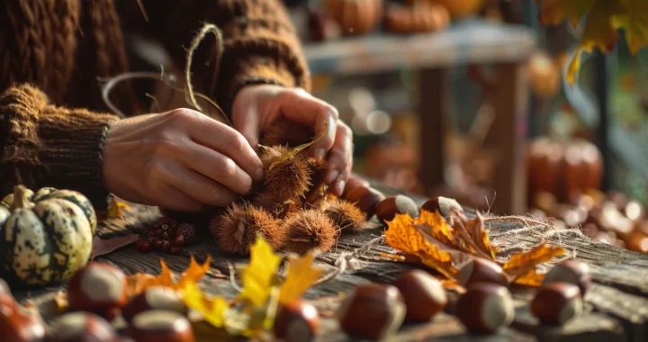 Créations automnales spécialisées : les châtaignes au cœur de vos projets DIY